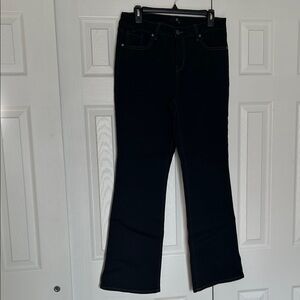 1822 Denim Black Flare Jeans